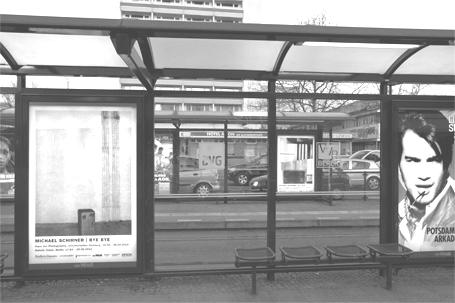 BYE BYE Plakat / Karl-Liebknecht-StraÃe (Berlin)